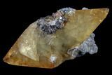 Sphalerite, Quartz and Calcite Association - Elmwood Mine #89698-2